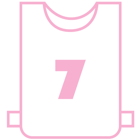 Number 7 bib icon