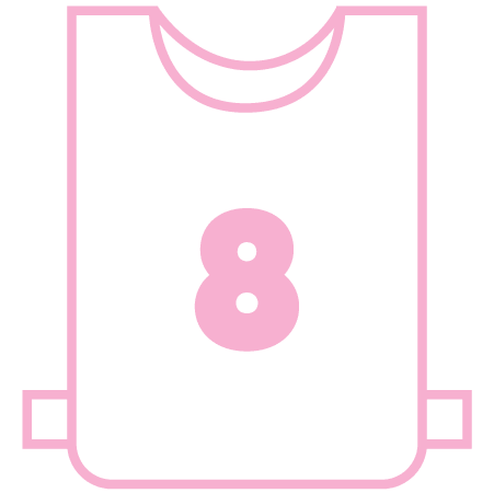 Number 8 bib icon