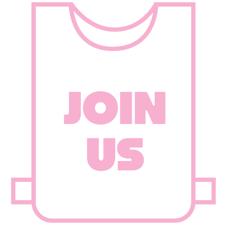 Icon of a bib with Join Us on